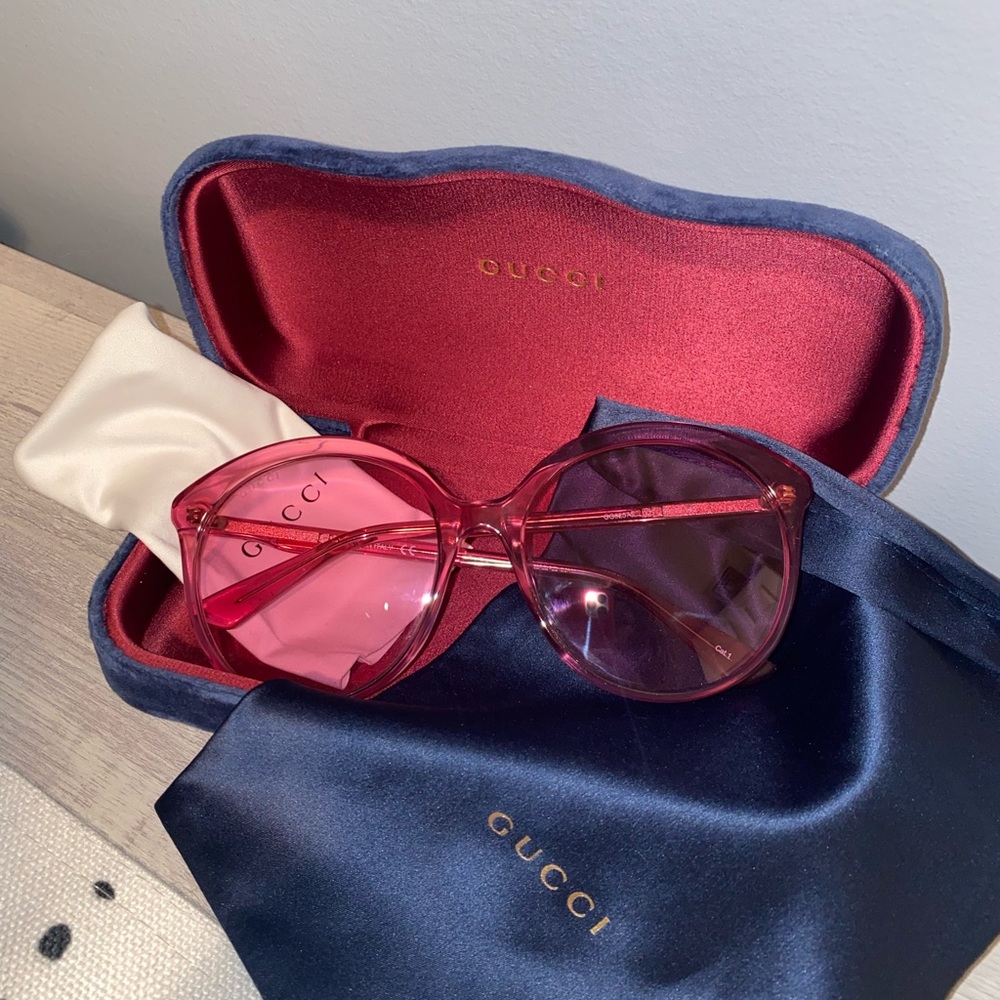 Pink Gucci Sunglasses